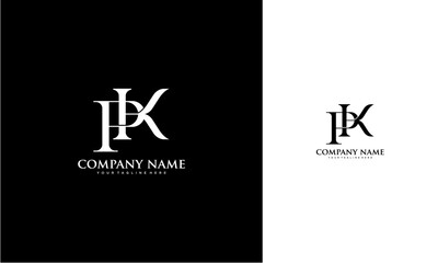 PK initial logo concept monogram,logo template designed to make your logo process easy and approachable. All colors and text can be modified.