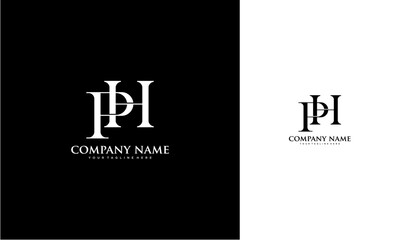 PH initial logo concept monogram,logo template designed to make your logo process easy and approachable. All colors and text can be modified.