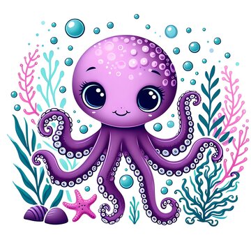 octopus and sea