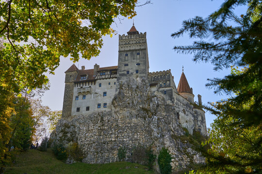Castle Bran also knows as "Dracula's Castle', a 14th century castle in the Transylvania region of Romania