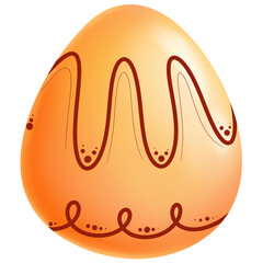 illustration of an orange