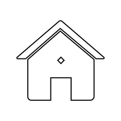Fototapeta na wymiar House icon. Home icon symbol sign flat vector illustration design