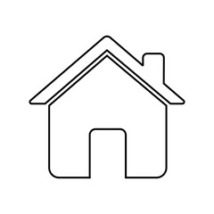 House icon. Home icon symbol sign flat vector illustration design