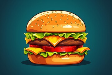 Hamburger icon vector 
