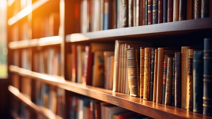 Borrowing books in libraryfrom the shelf to read. Hobby, reading, library, secondhand bookstore, sustainable lifestyle concept