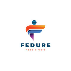 Fedure business logo design