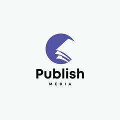 Publish abstract logo design