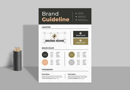 Branding Identity Kit Design Template