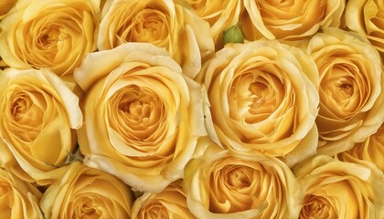 Yellow roses macro close-up 