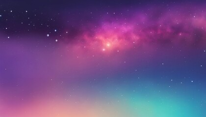 stars and nebula transitioning to a smooth gradient, cosmic background - obrazy, fototapety, plakaty