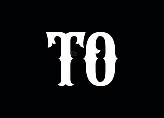 TO letter logo design and monogram logo design