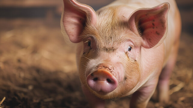 Pig on the farm