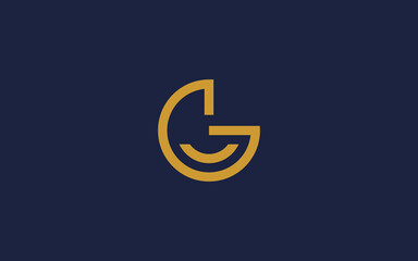 letter g smile logo icon design vector design template inspiration