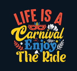Free Carnival t-shirt design for holiday festival Occasion