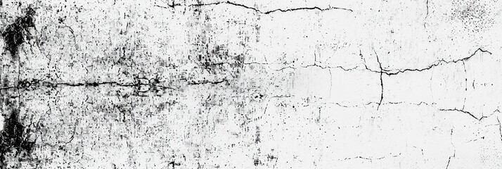 Vintage Decay: Grunge Background Featuring Dirty Monochrome Patterns of Worn Surfaces in Black and White