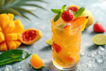 Tropical Temptation - Mandarin Liqueur Infusion with Fresh Tropical Fruits