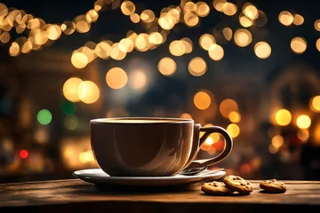 Foto auf Acrylglas cup coffee christmas drink tea hot © muzamil