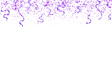 Purple confetti falling celebration, event, birthday, valentine party background
