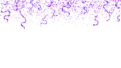 Purple confetti falling celebration, event, birthday, valentine party background