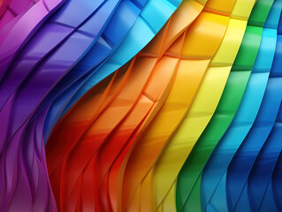 Pride Background with LGBTQ Pride Flag Colours