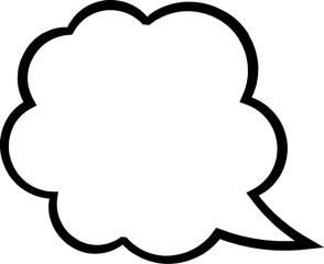  Blank empty speech bubbles