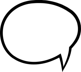  Blank empty speech bubbles