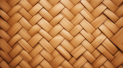 Knotted wicker rope pattern background