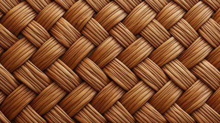 Knotted wicker rope texture background