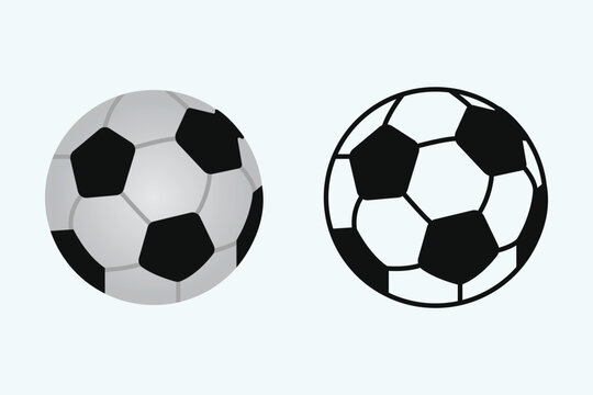 
Realistic soccer ball background in realistic style vector illustration

