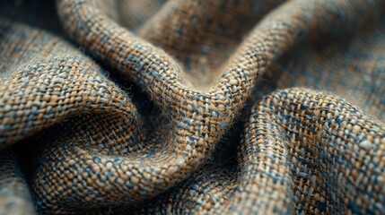 Sportswear jersey in closeup on a background of undulating fabric texture, space, Generative AI.