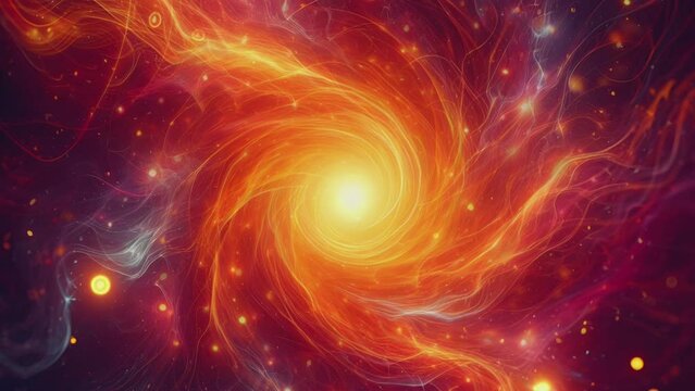 Fiery Abstract Background Loop Animation HD