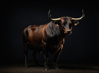 Black Bull Portrait
