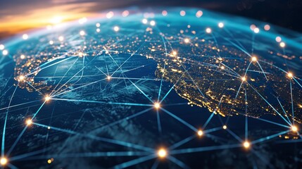 Global Connectivity: Bridging Continents in a Digital Web