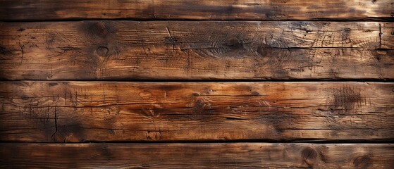 Fototapeta na wymiar Close-Up of Wooden Plank Wall, Textured Background With Natural Wood Grain and Rustic Charm