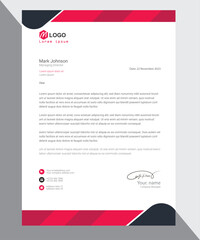 Modern letterhead design template with orange color. creative modern letter head design template for your project. letterhead, letter head, Business letterhead design.