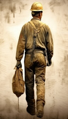 Obraz premium Man worker