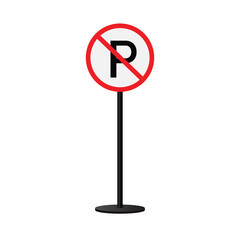 Traffic road signs icon vector vector illustration
