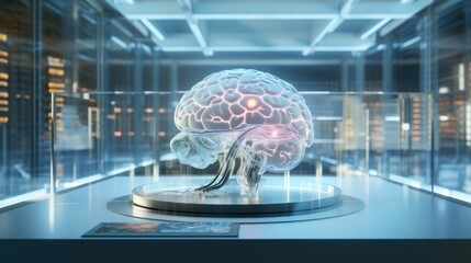 Futuristic White Laboratory of the Future AI Generated