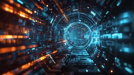 Techno Odyssey: Navigating a Futuristic Digital Frontier