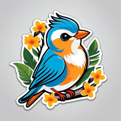 Bird sticker