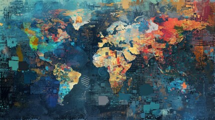 World in Pixels: A Global Network Mosaic Unveiled