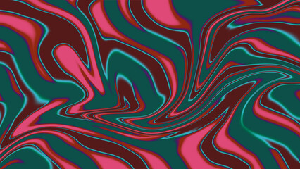 Trippy moving water glossy texture. Glass holo lilac colours. 