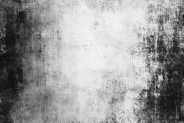 Monochrome Elegance: Black and White Vintage Background with Subtle Fading, Enriched by Grit and Grain Weathered Effects