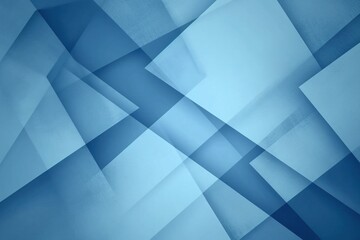 Fototapeta na wymiar Dynamic Blue Abstraction: Triangles and Rectangles Form a Layered Composition, Defining a Modern Art Design for a Striking Website Banner