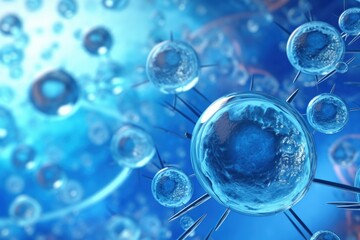 Blue cell research in molecular biology and medicine.
