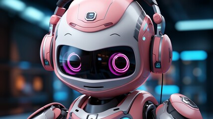 3D render Customer Support Chatbots: Develop an AI-powered chatbot to handle customer inquiries and support. generative ai