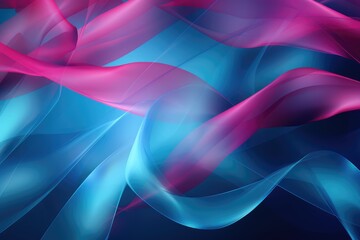 Abstract background awareness pink purple and teal ribbon  - obrazy, fototapety, plakaty