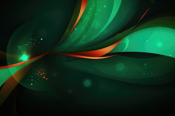 abstract background awareness green ribbon for Childhood depression, cerebral palsy, bipolar disorder