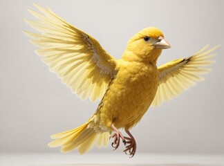 Canary on a White Stage