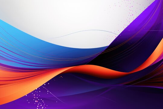 abstract background awareness day with purple and blue ribbon 
